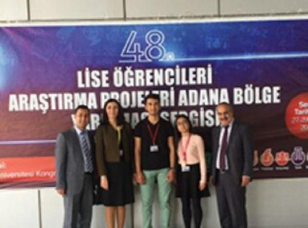 48. TÜBİTAK Lise Öğrencileri Araştırma Projeleri Yarışması Adana Bölge Sergisi Biyoloji Projesi  